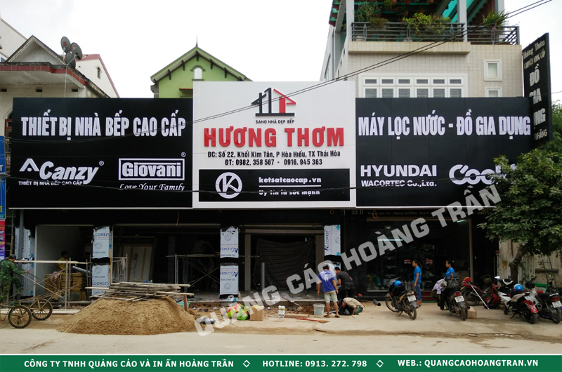 Biển quảng cáo Hương Thơm đẹp tại Nghệ An